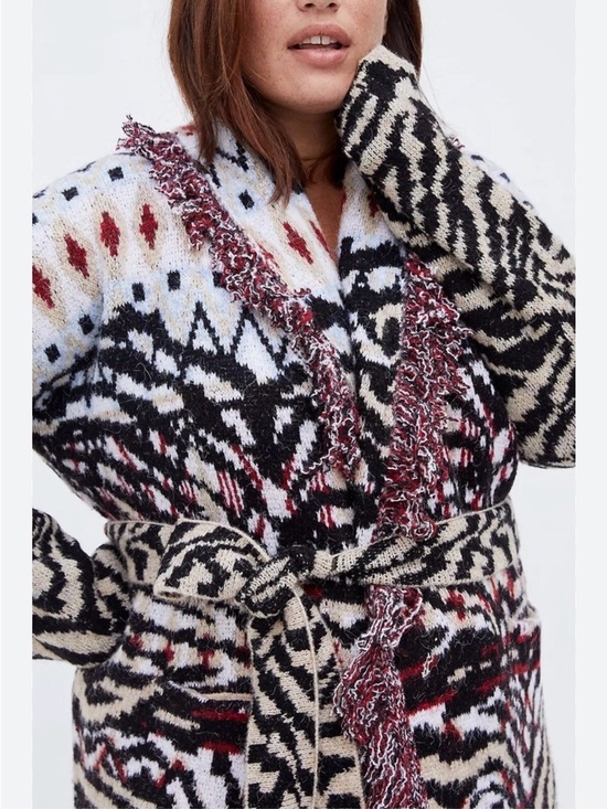 Anthropologie Paloma Fringe Cardigan Size M - Picture 5 of 15